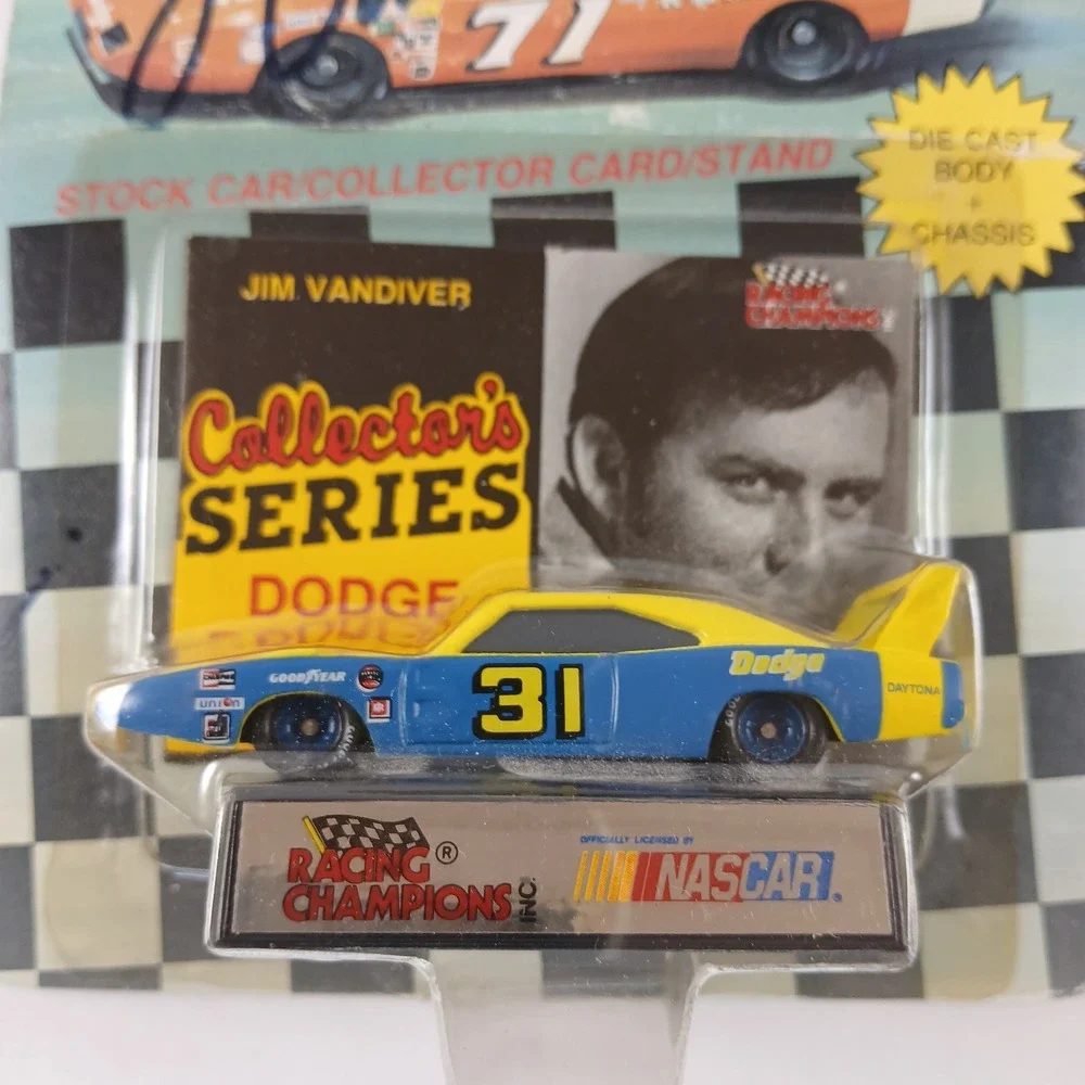 1/43 1/64 scale LEGENDS OF RACING Jim Vandiver 1969 Dodge Daytona  #31 Autograph